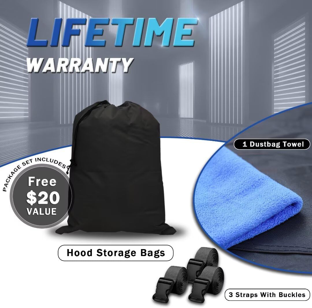 Colorado Truck Cover Custom Fit 2003-2025 Extended/Crew Cab SB (5'-6.1') with Door Zipper, 12 Layers Full Exterior Pickup Truck Cover Waterproof All Weather, Wind Dust Sun and UV Protector.