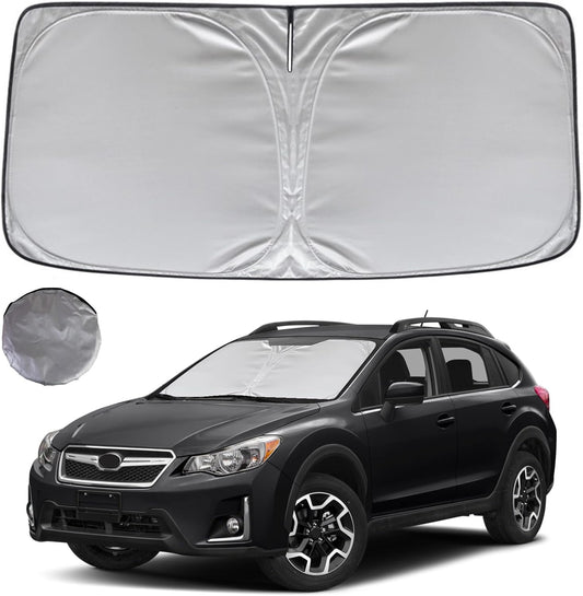 KAYZT Windshield Sun Shade for 2013-2017 Subaru Crosstrek SUV Foldable Sunshade Front Window Custom Fit Car Accessories