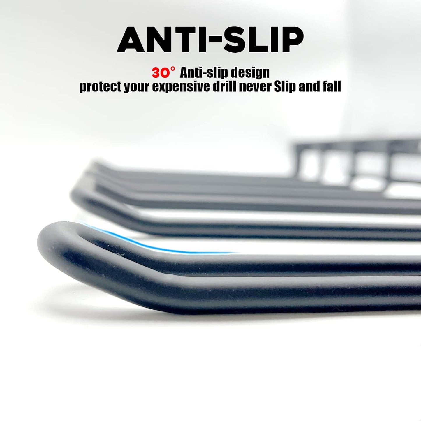 Drill Holder, Power Tool Organizer, Wall Mount 4 Cordless Metal Shelf Holder, Utility Storage Rack for Dewalt Cordless Tools for father day gifts