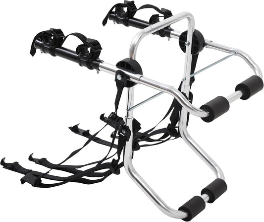 Young Aluminum 2-Bike Rack Trunk Mount, Hightweight for 2 Bicycles Up to 70 lbs Load