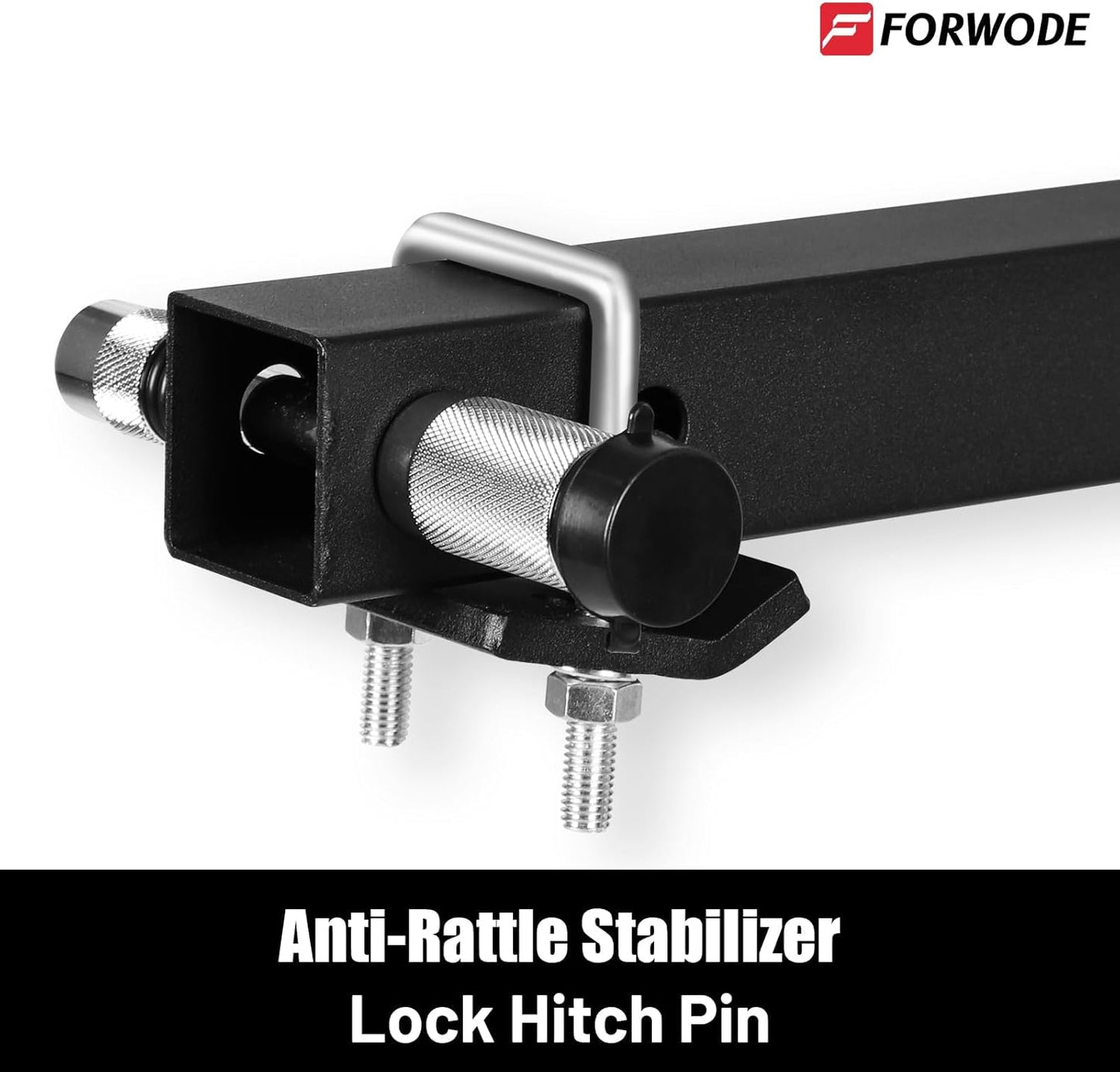 FORWODE Hitch Mount Bike Rack Fits 2 X 80 lbs Bicycle, Platform Bike Rack for Car SUV Truck, 2 Inch Receiver, Foldable Wobble Free, Locking Hitch,Fat and Standard