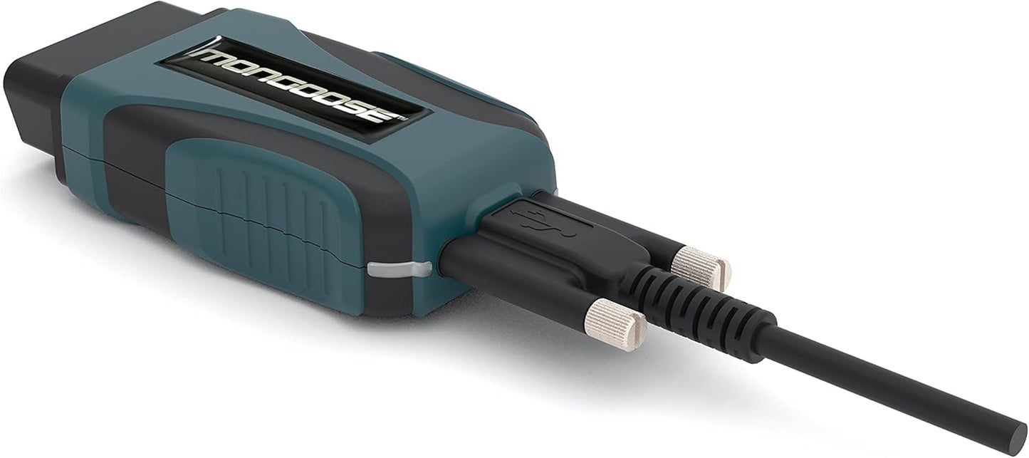 Mongoose-Plus J2534 OEM Vehicle Interface Cable - VW/Audi OEM Reprogramming and Diagnostics