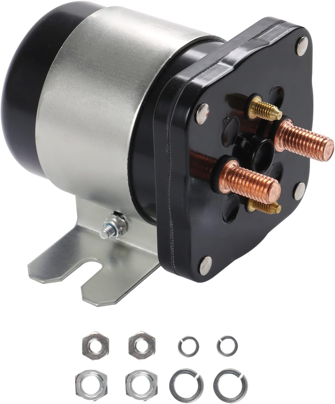 Heavy Duty 48V 4 Terminal Solenoid Heavy Duty 48V Solenoid Relay Switch Replacement For Club Car EZGO Yamaha Electric G19 Power Drive #586 Series Replace JR1-H1950-00 73231-G01