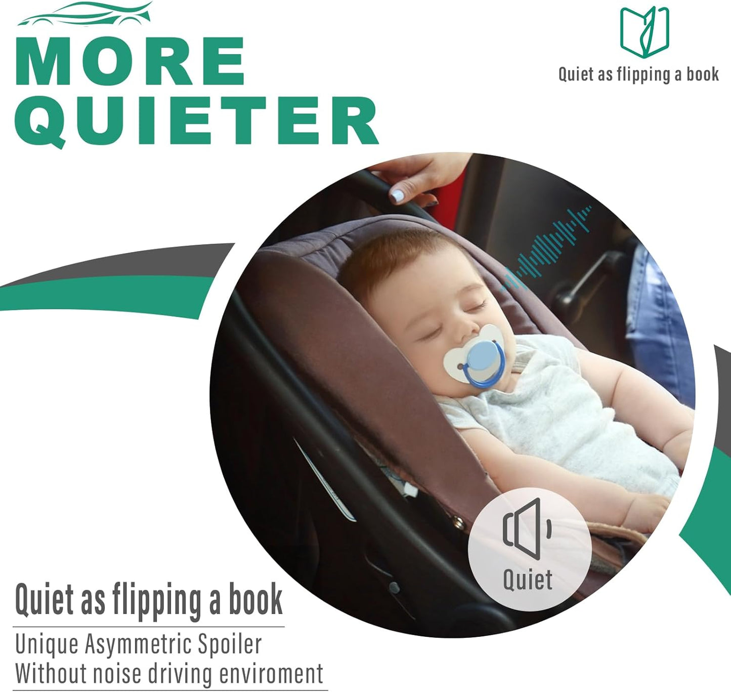 24" 21" 14" Windshield Wiper Blades Replacement for Honda Pilot 2003 2004 2005 2006 2007 2008 Premium All Weather Front Rear Wipers Set - OEM Quality (Pack of 3)