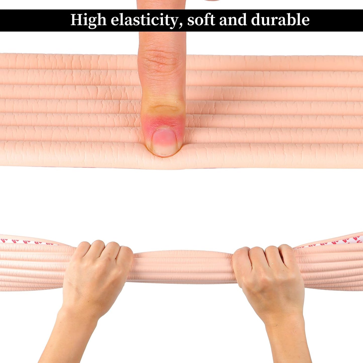 Corner Protector for Baby, Widen Edge Protector with Adhesive Backing, Baby Proofing Edge Corner Protectors Self Adhesive Furniture Corner Guard Bumper for Table, Desk, Fireplace (Pink, 6.6ft)