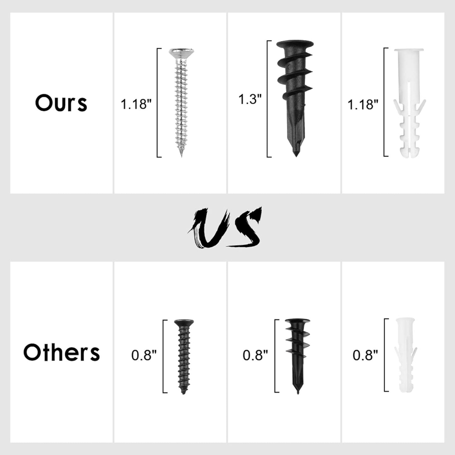 Garage Hooks Heavy Duty 14 Pack, Steel Garage Storage Hooks, Tool Hangers for Garage Wall Utility Wall Mount Garage Hooks and Hangers with Anti-slip Coating for Garden Tools, Ladders, Bulky Items