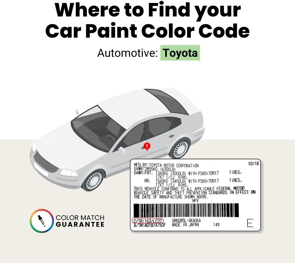 TouchUpDirect 4T8 Sandy Beach Metallic Compatible with Toyota Exact Match Touch Up Paint Combo - Preferred Kit