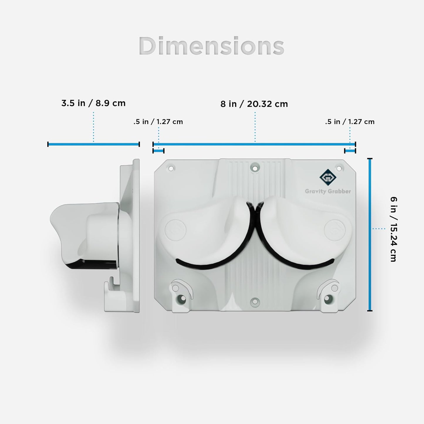 Ultimate Ski & Snowboard Wall Rack | Secure, Non-Slip Storage | Fits Any Ski/Board | Garage Organization | Ski Storage Rack | Snowboard Storage Rack | Winter Gear Organizer | 2 Pck