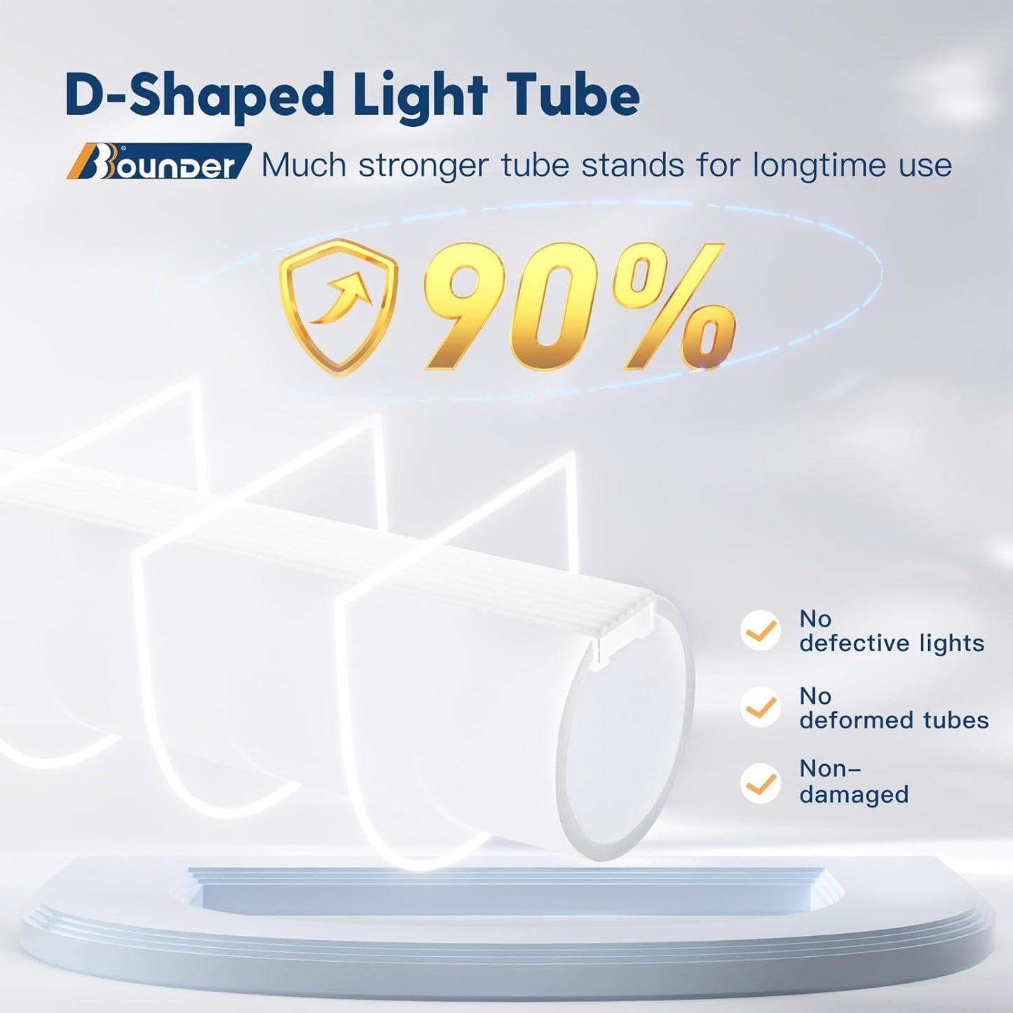 Bbounder 10 Pack Linkable LED Utility Shop Light, 4 FT Integrated Fixture for Garage, 40W Equivalent 250W, 5000K Daylight, Surface + Suspension Mount, Florescent Light Fixture Replacement, Black
