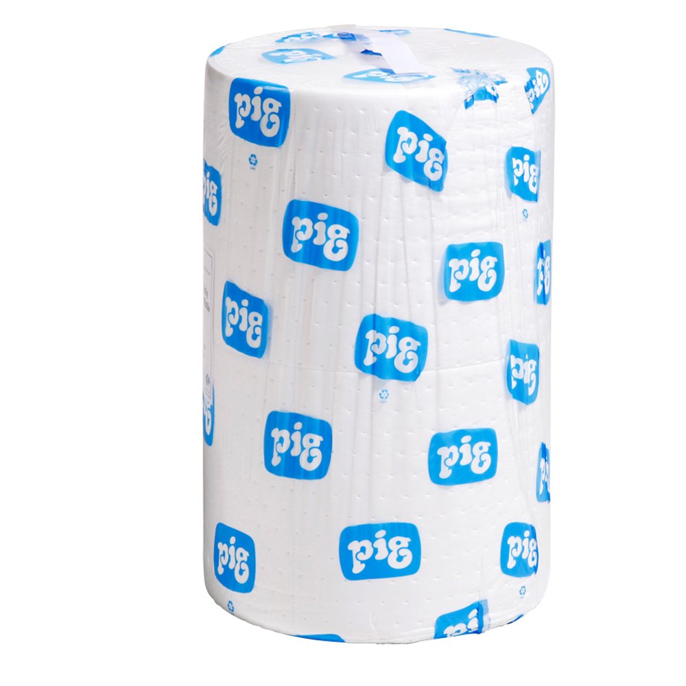 PIG Oil-Only Absorbent Mat Roll | Heavyweight | Absorbs 32.4 gal per roll | 150' L x 24" W | MAT424
