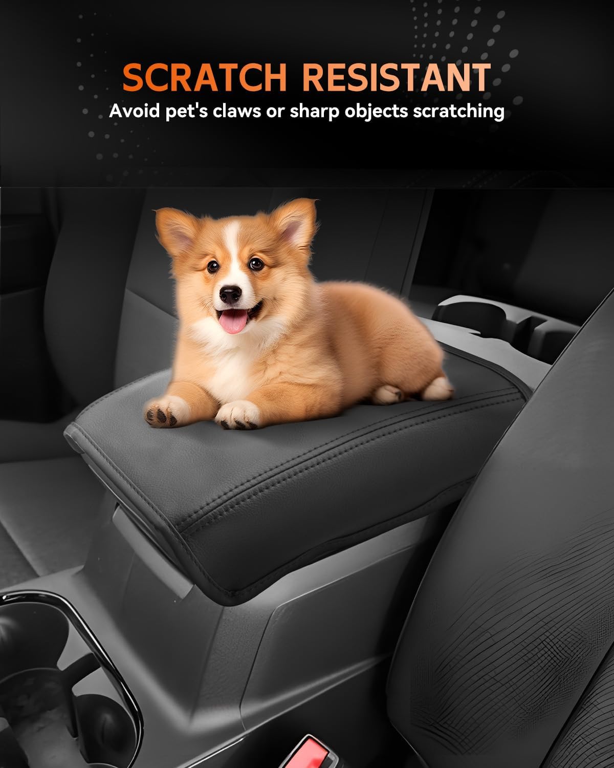 CDEFG for Chevrolet Colorado -GMC Canyon 2023-2025 2026 Center Console Cover Armrest Box Cover for Colorado/Canyon Accessories Console Arm Rest Protector