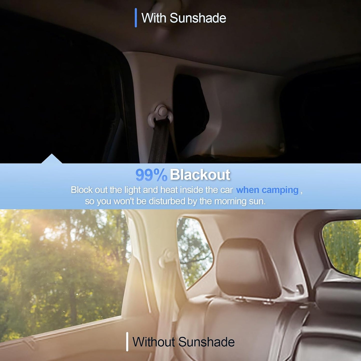 8pcs Car Window Shades for Toyota Highlander 2020-2025 Accessories,Windshield Side Rear Full Sunshade,Sun Visor UV Blocking, Privacy Protection and Blackout for Camping Outdoor