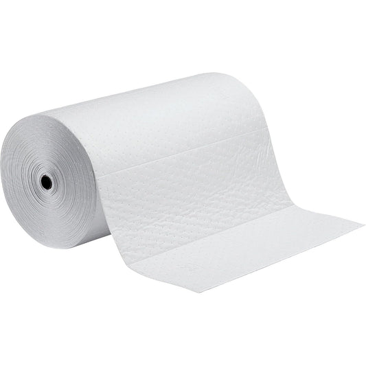 PIG Oil-Only Absorbent Mat Roll | Heavyweight | Absorbs Oil and Fuel | Absorbs 40.2 gal per roll | 150' L x 30" W | MAT401