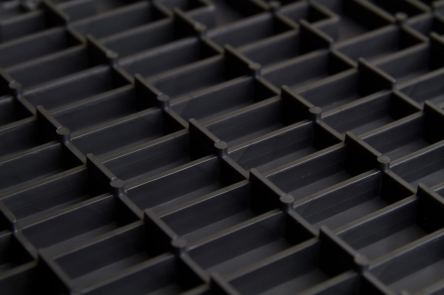 Big Floors GarageTrac Diamond, Interlocking Non-Slip Garage Flooring Tile, Durable, Modular, Heavy-Duty Copolymer, Easy Install (Alloy, 12 Pack of 12 x 12" Tiles)