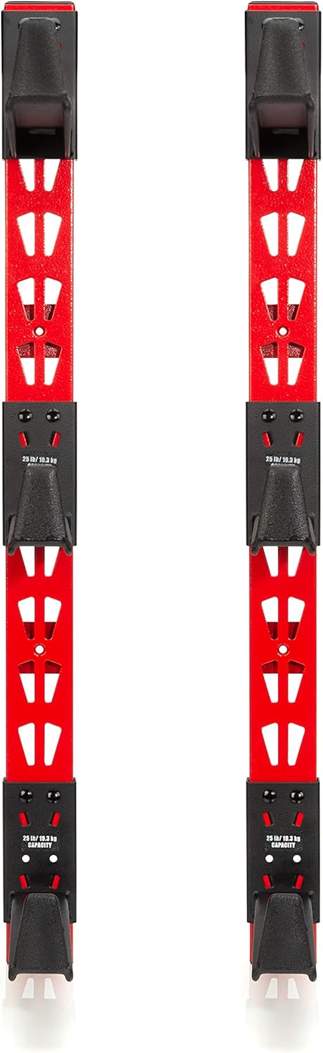 CRAFTSMAN 6-Arm, 10-Inch Deep Cantilever Rack Workshop for Wood, Lumber or Pipe Storage System, Arms Feature Anti-Marring Rubberized Coating and Roll Stops, 150-pound Capacity