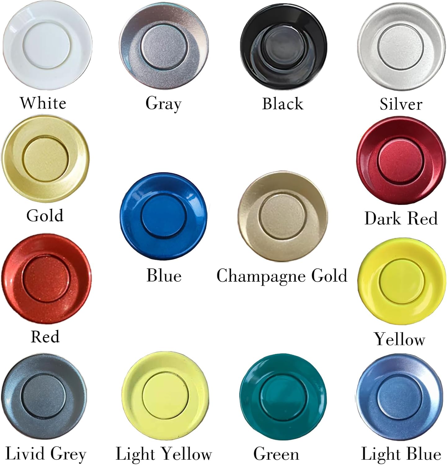 Parking Sensor Kit Backup Sensor Kit Reverse Sensor for Car 16 Color Options for Probes Adjustable Alarm Volume Professional Sensore de Reversa para Carro Safe Driving Assistant（White）