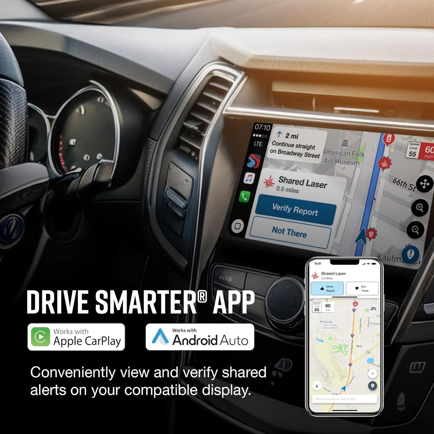 Escort MAX 360c Radar Detector with DirectWire Kit - 360 Degree Protection, AutoLearn, Escort Live App, Easy Installation