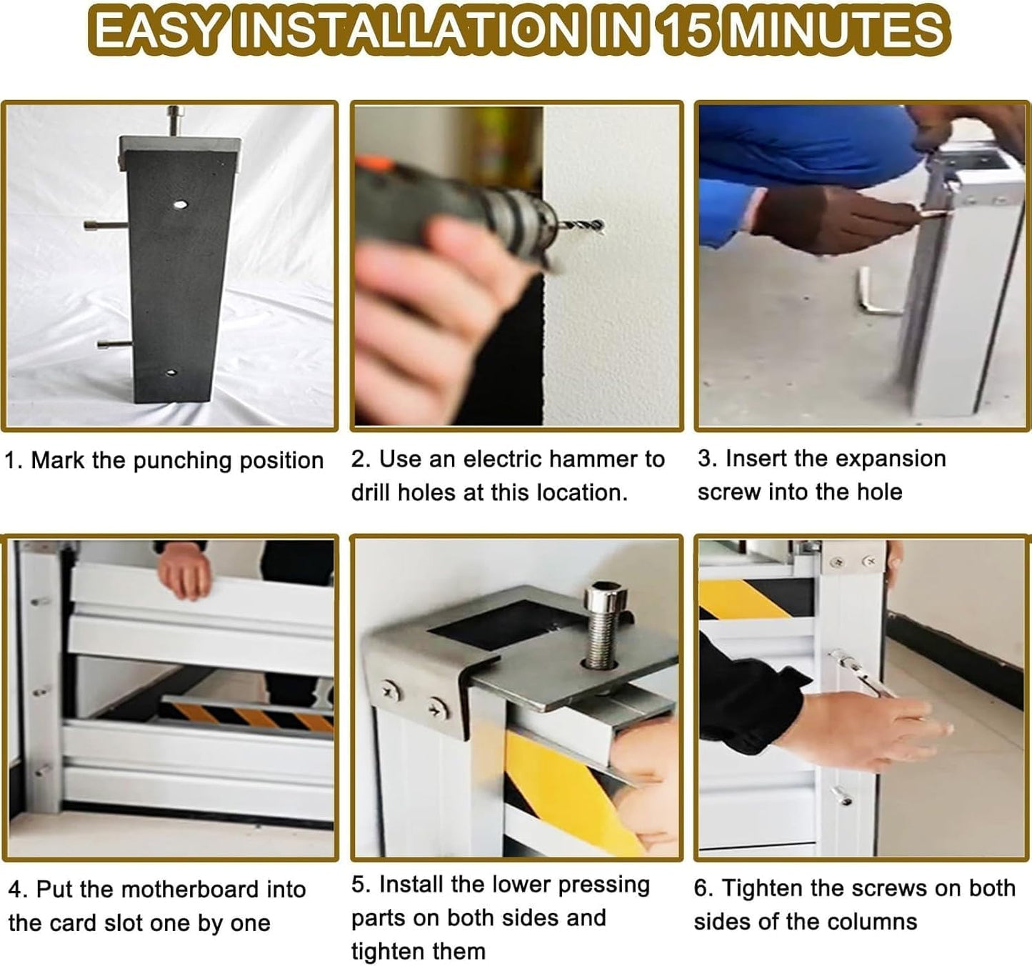 Reusable Heavy Duty Aluminum Flood Barriers for Home Exterior, Flood Protection Barriers Water Barrier Door Quick Detachable Garage Doors Detachable Mobile Rain Water Baffle ( H 23.6 inch L 14FT)