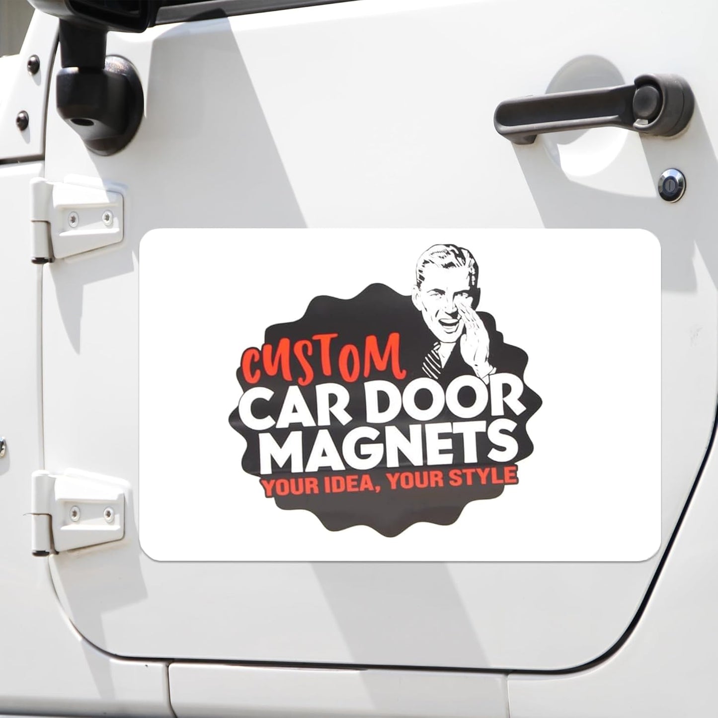 Custom Car Magnet Signs for Businesses (24"x36" Rectangle) 2 pk - Personalized Car Magnets for Advertising and Vehicle Promotion - Advertising Magnets for Cars Door - Professionally Printed