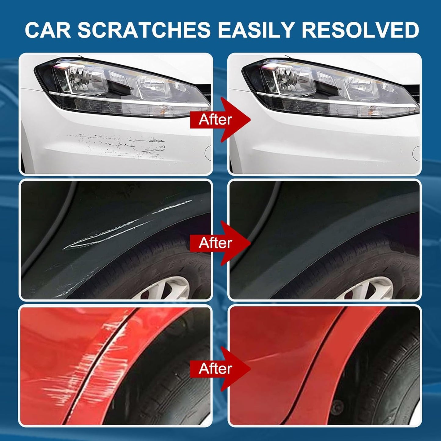 Supersonic Red (3U5) Touch Up Paint for Toyota-Exact Match 2 in 1 touchup Paint Pen for Chips and Nicks Repair Car Paint Scratch Repair Kit