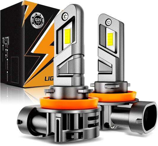 Auxbeam H11 H8 H9 Fog Lights, 600% Brighter Wireless H11 Light for Off-Road Use or Fog Light, Plug and Play