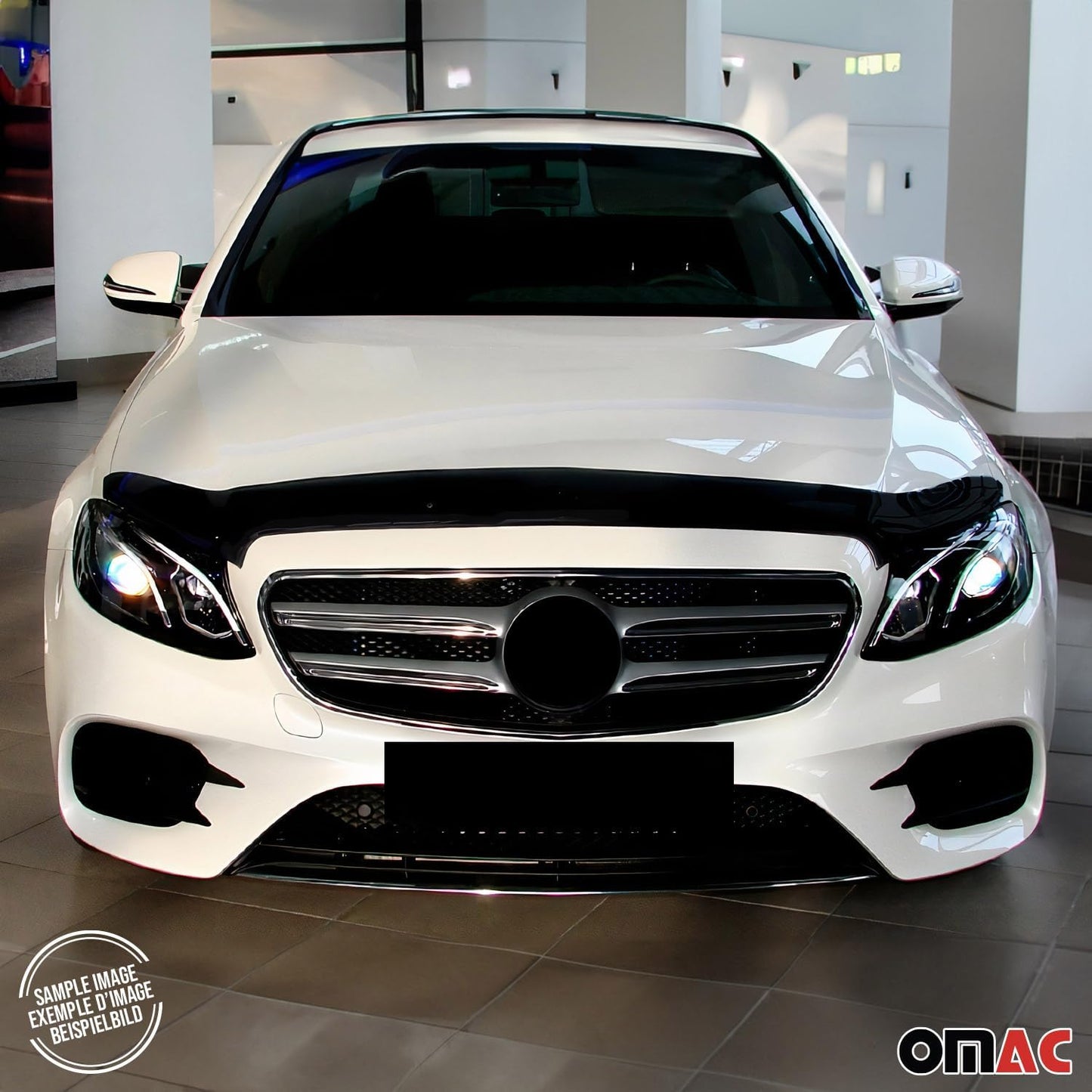 OMAC Front Bug Shield Hood Deflector Guard for Subaru Impreza 2008-2011 Black Smoke