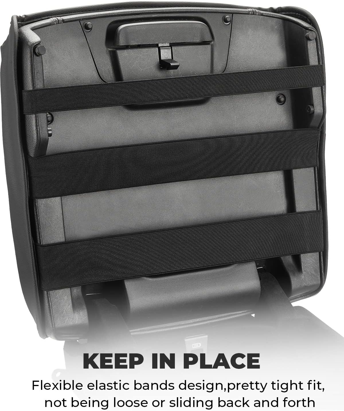 ISSYAUTO Center Console Cover Armrest lid Cover Compatible with 2009-2024 Ram, Leather Arm Rest Covering for Car, Well-Make Durable Middle Console Cover Armrest Box Protective Cover