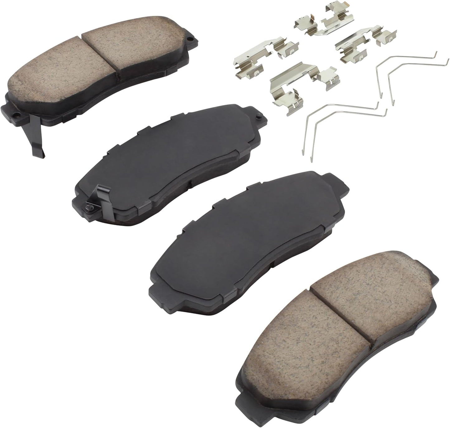 Premium Ceramic Front Brake Pads (1001-1521AC) Compatible with Honda City 2015-2015, Honda CR-V 2012-2022, Subaru Legacy 2016-2019