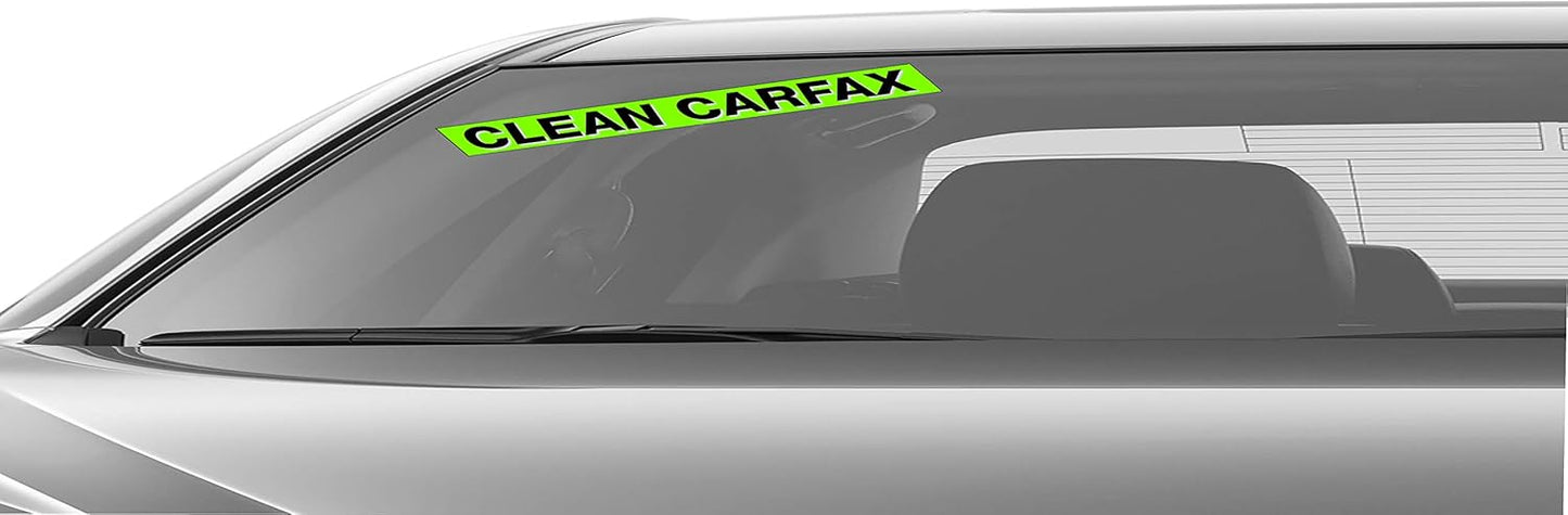 Ez-line Vinyl Windshield Stickers 3 Dozen 15 Inch Chartreuse Slogan Dealership Pro Pack for Car Lots (EZ115-Pack10)