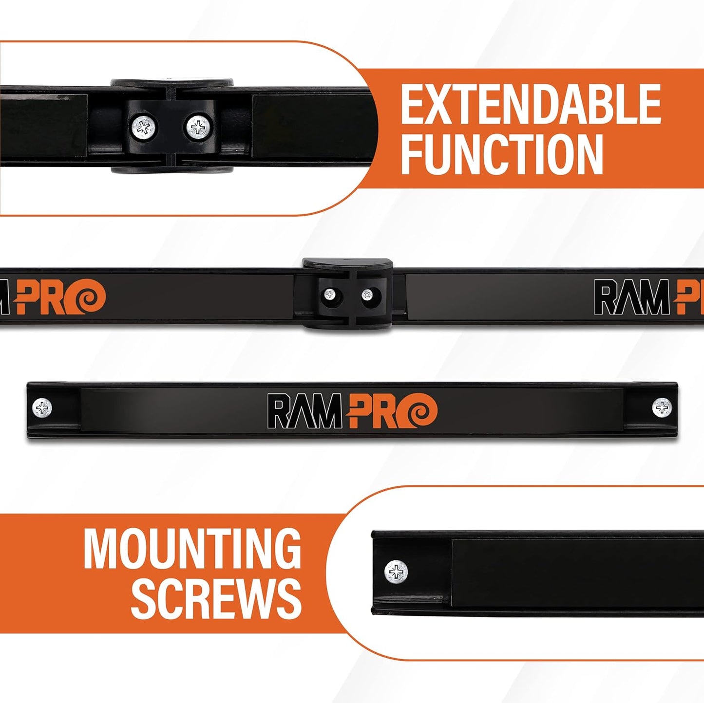 Vanitek 12-Inch Magnetic Metal Tool Holder Organizer Racks, Heavy-Duty Bar for Garage/Workshop (2 Pieces)