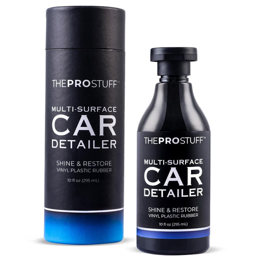 Multi-Surface Car Detailer | Trim Shine, Tire Shine, Interior Shine | Easy Apply, Long Lasting, No-Residue Formula | Back to Black Trim Restorer | Safe Car Detailing
