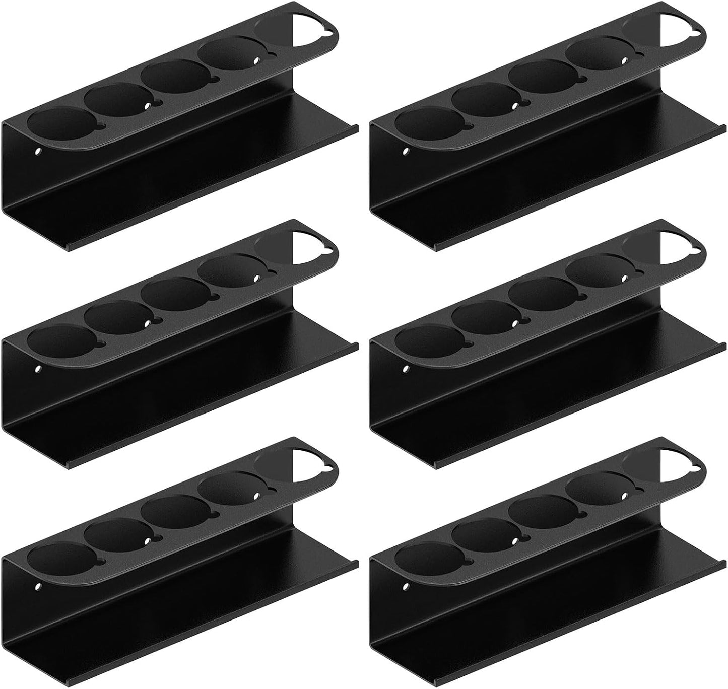 Touri 4 Pack Spray Can Holder for Garage and Workspace, Wall-Mounted Steel Aerosol Can Holder (20 Cans)