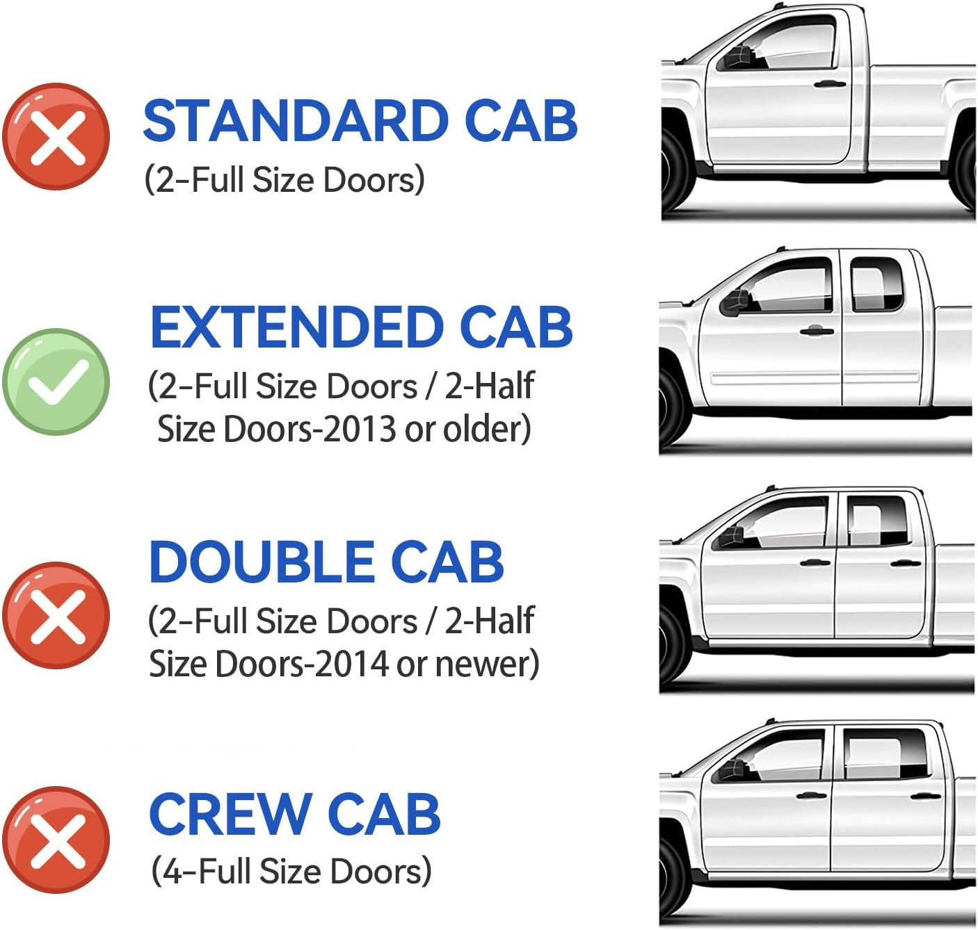 Window Visors Rain Guards Shield for 2004-2012 Chevy Colorado/GMC Canyon Extended Cab, Out-Channel Window Vent Wind Deflectors Visors Shades for 04 05 06 07 08 09 10 11 12 Colorado/Canyon