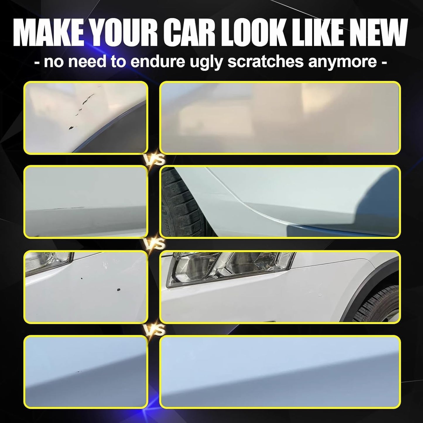 KIKIMO for Mazda Touch Up Paint(Snowflake White Pearl Mica(25D)), Car Paint Repair Kit for Mazda, 2 In 1 Scratches Repair with Pen Tip and Brush, Color-Matched for Quick & Easy Fix