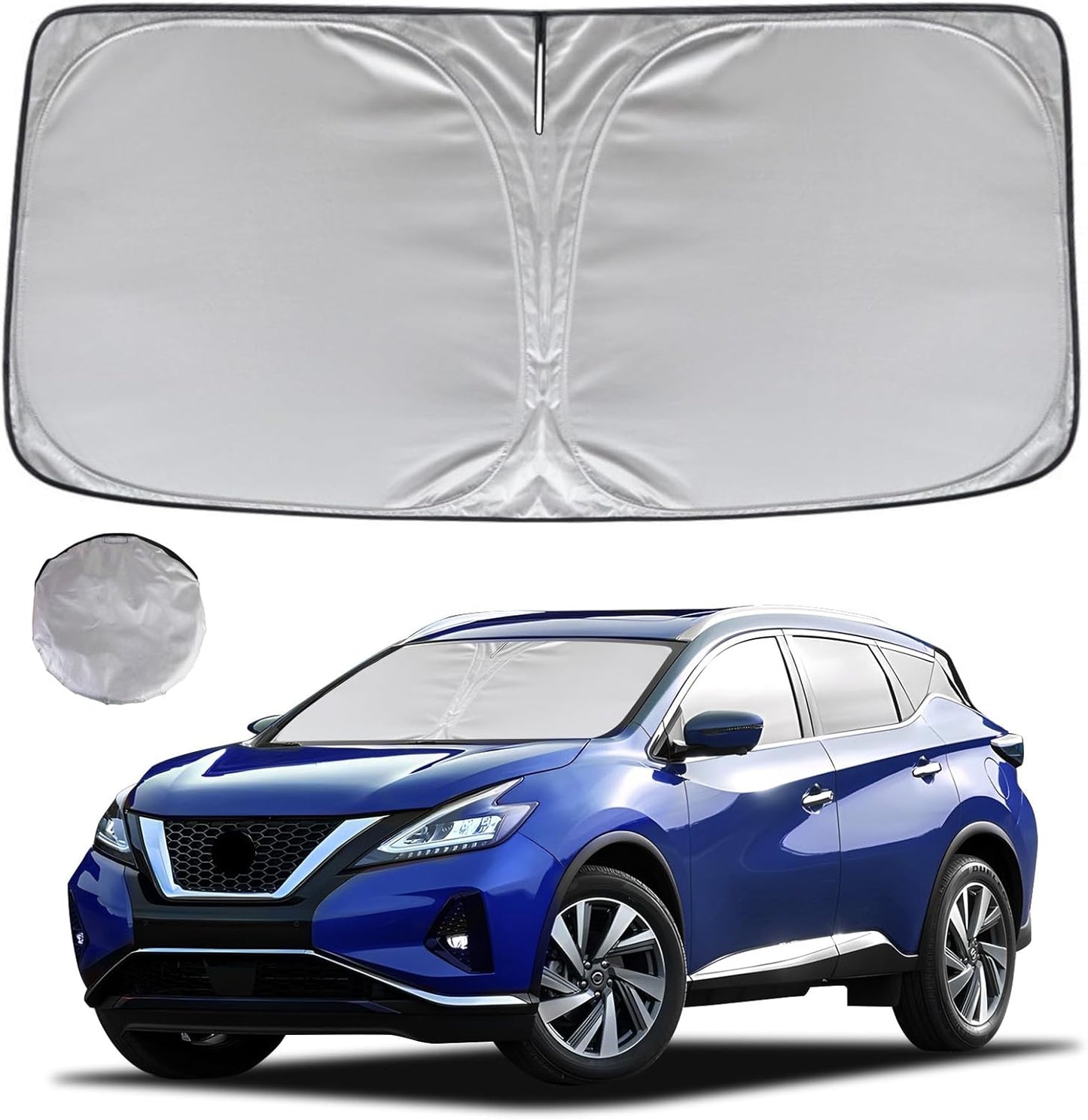 KAYZT Windshield Sun Shade for 2015-2024 Nissan Murano Foldable Sunshade Front Window Custom Fit Car Accessories