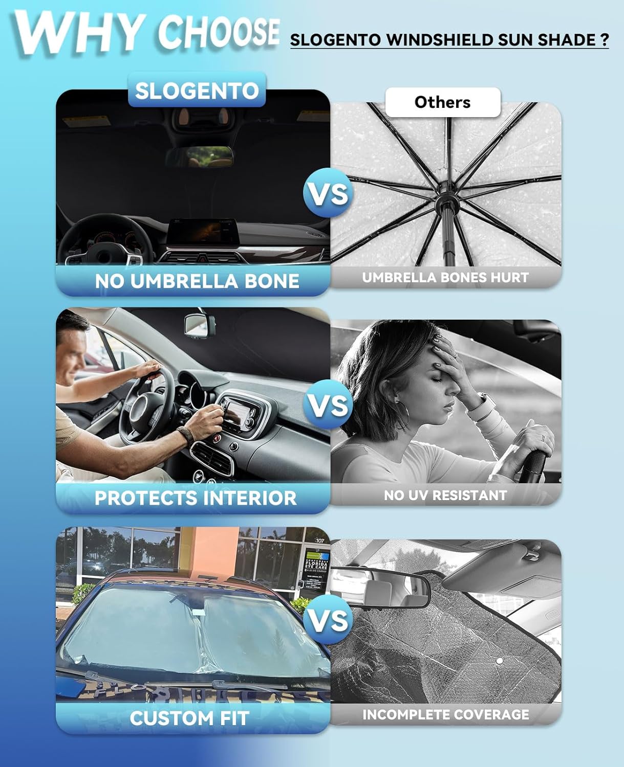 Sunshade Cover for Chevy Traverse Windshield Sun Shade for 2018-2023 Chevrolet/Chevy Traverse Accessories Window Shields Sun Visor Protector Blocks UV Rays Protect Car from Heat Damage