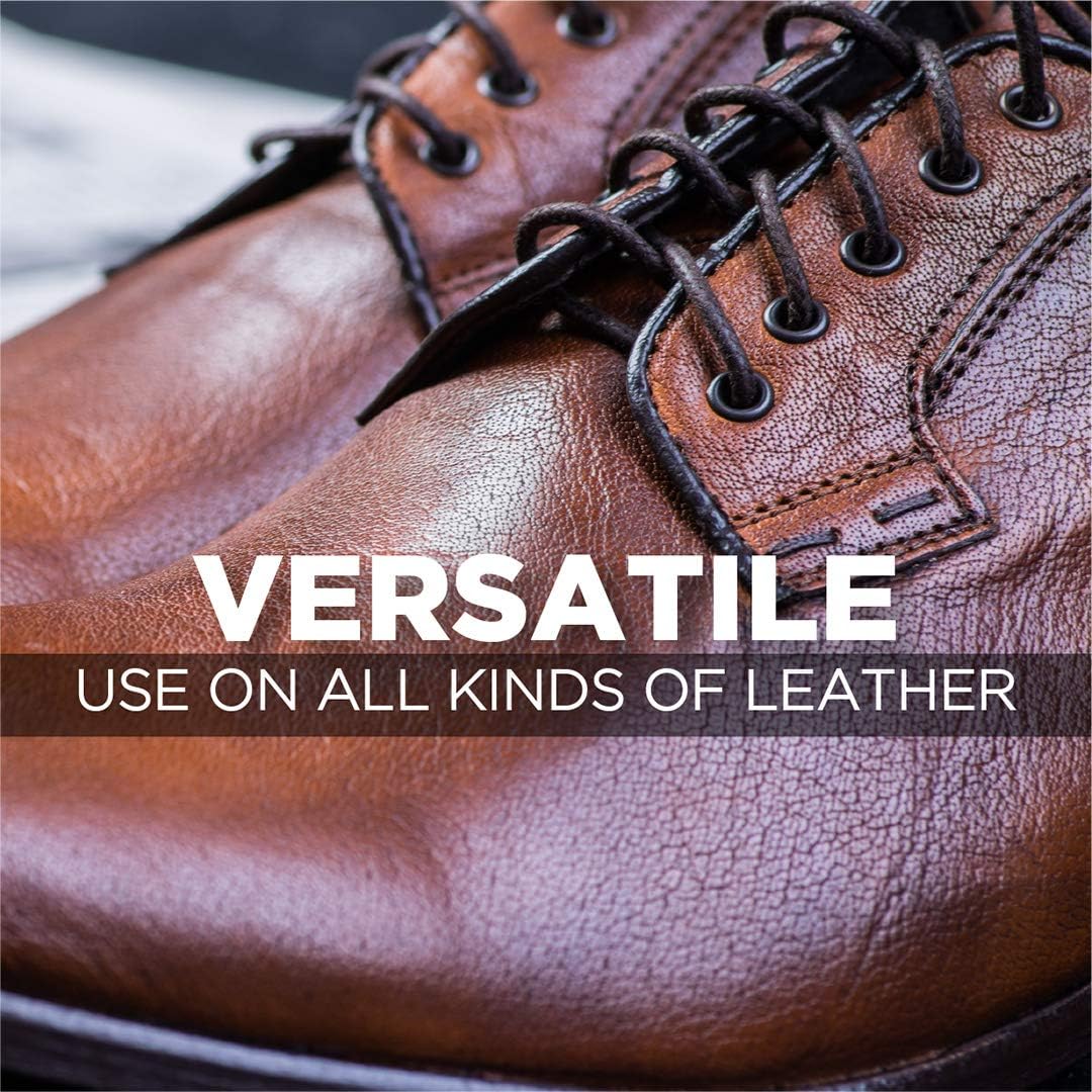 Weiman 3 in 1 Deep Leather Conditioner Cream (Microfiber Cloth) - Restores Leather Surfaces - Use on Leather Furniture, Car Seats, Shoes, Bags, Jackets, Saddles