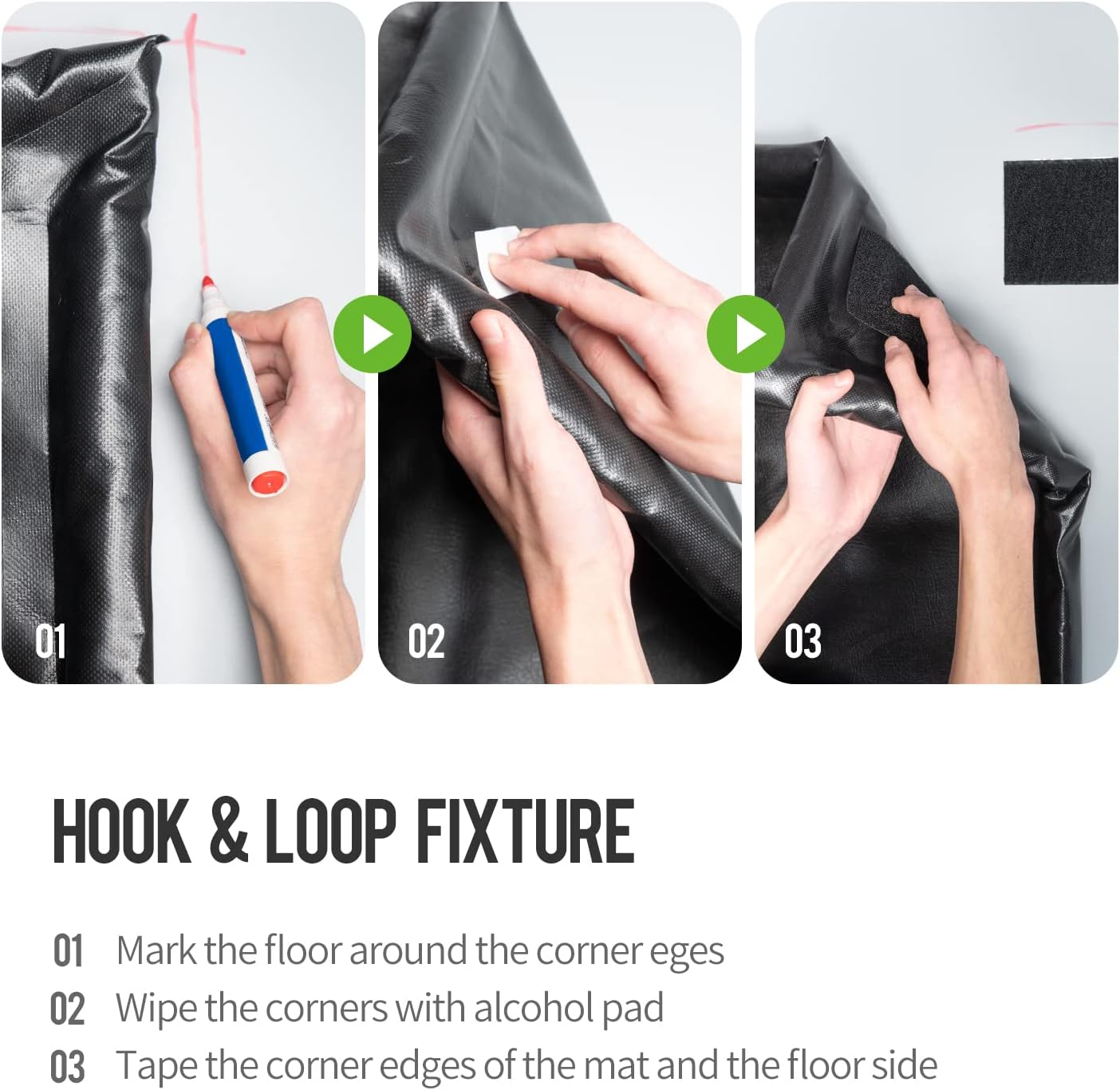 WELKIN Containment Mat,(7'9" x 16'),Non-Slip Garage Floor Mat - Heavy Duty Waterproof Protection from Snow, Rain and Mud for Cars