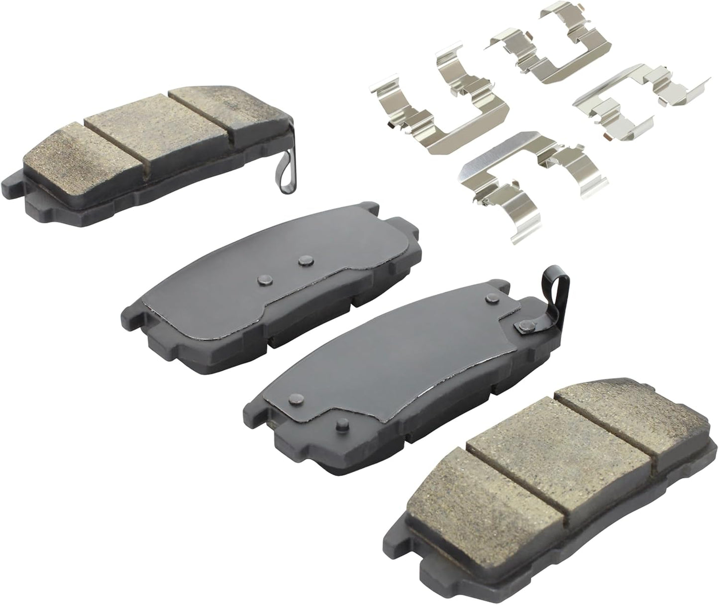 Premium Ceramic Rear Brake Pads (1001-1275C) Compatible with 2007-2017 Chevrolet/GMC/Pontiac/Saturn/Suzuki (Captiva Sport/Equinox/Terrain/Torrent/Vue/XL-7)