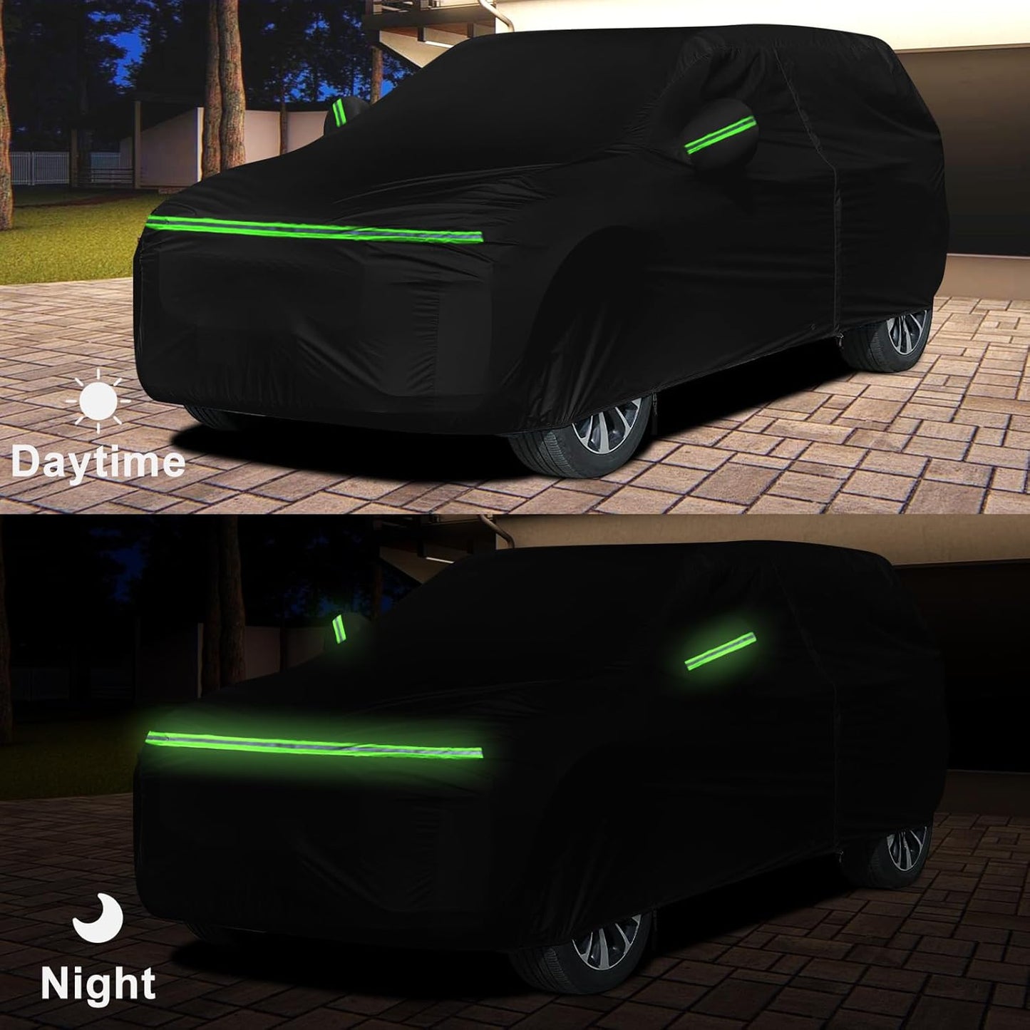 Waterproof Car Cover Compatible with Chevrolet Trailblazer Crossover LS/LT/RS/ACTIV 2020-2025, 420D All Weather Car Covers with Zipper Door for Snow Rain Dust Hail Protection