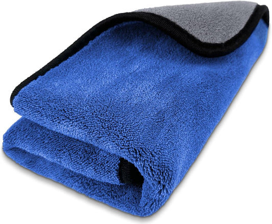 Airlab Microfiber Towels for Cars Wash Drying Thick Plush Cleaning Cloth Auto Detailing Super Absorbent for Interior & Exterior Lint Free, Streak Free, 35 x 24 Inch, 500 GSM, Pack of 1