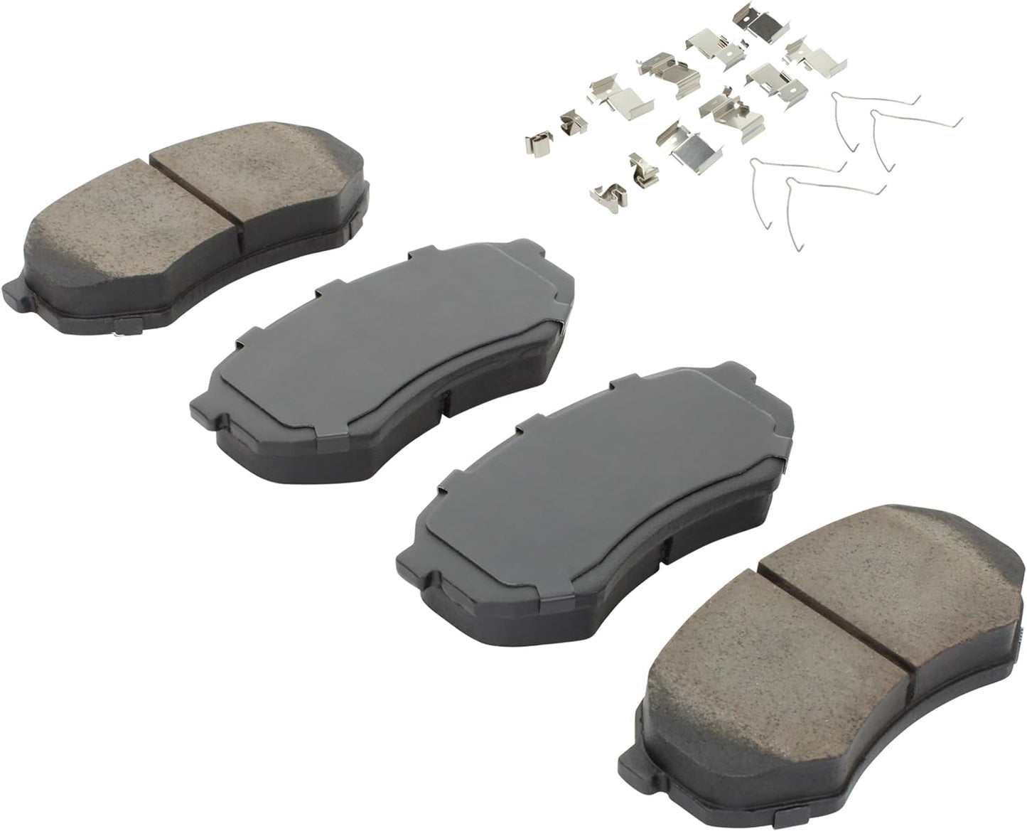 Premium Semi-Metallic Front Brake Pads (1001-0433M) Compatible with 1983-2004 Chrysler/Mitsubishi/Mitsubishi Fuso/Plymouth/Toyota (Conquest/Cressida/FE/Starion/Tacoma)
