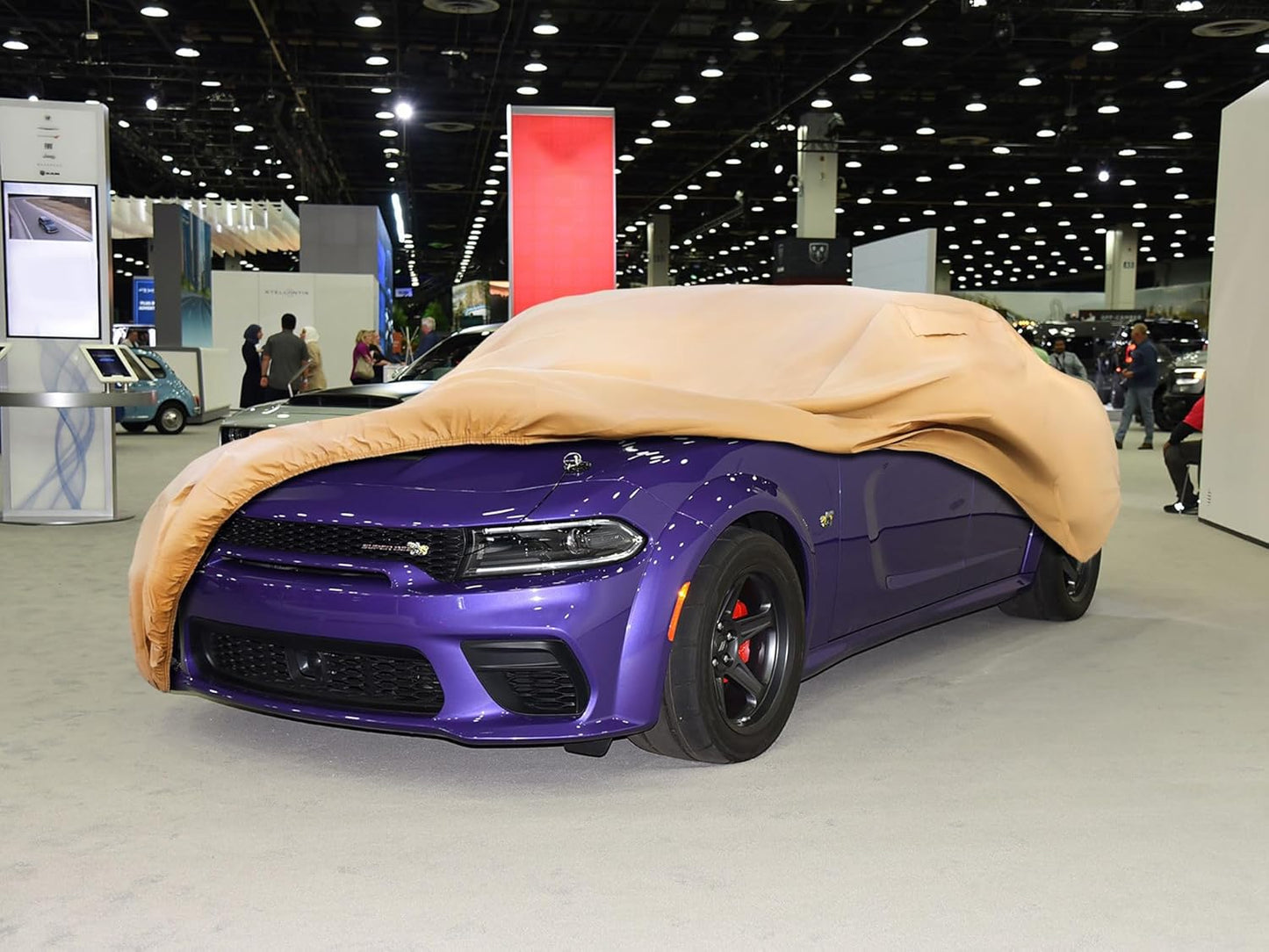 Heavy Duty Outdoor Car Cover Custom Fit for Dodge Charger,Windproof All Weather Waterproof Sun Rain UV Dust Snow Protection Outdoor Car Covers