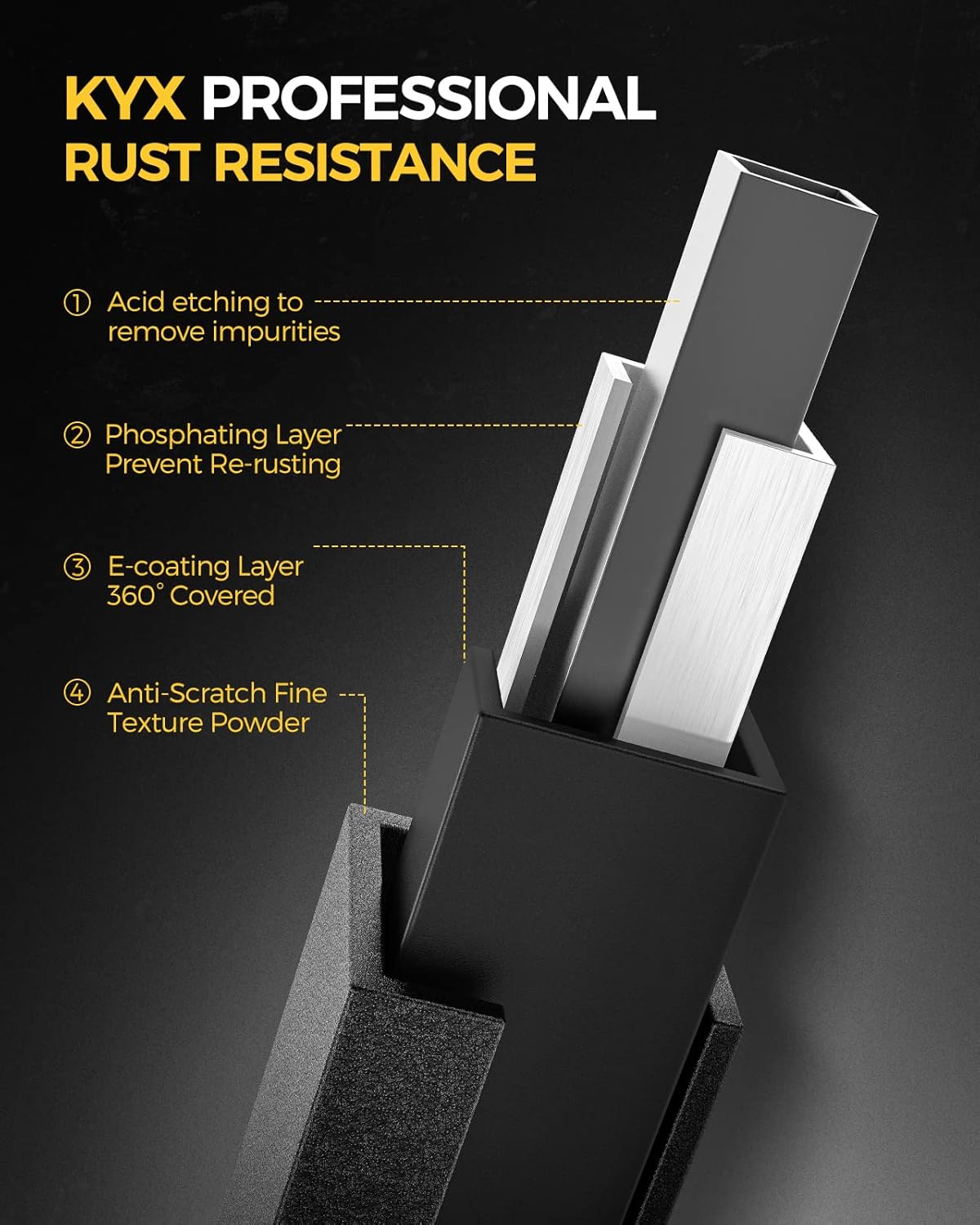 KYX Running Boards for 2009-2018 Ram 1500/2010-2025 Ram 2500 3500 Crew Cab & 2019-2024 1500 Classic Side Steps Nerf Bars Truck Step Rails 6 inches