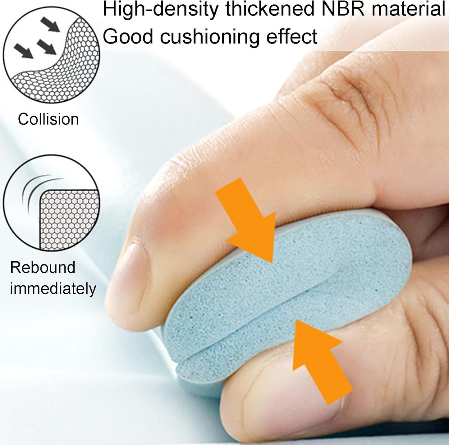 XPLKQXE Sharp Edge Safety Corner Edge Foam Padding, Edge Guards Bumpers Adhesive, Edge Corner Protector Guards for Table Edges & Sharp Corners(Gray,10pcs)