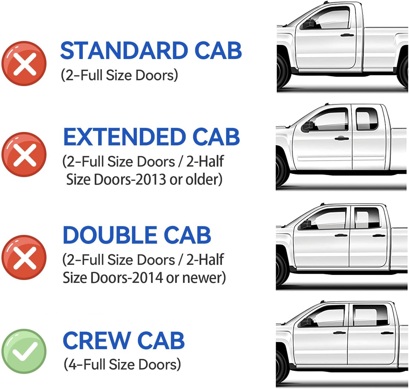 in-Channel Window Visors Rain Guards for 2015-2022 Chevy Colorado Crew Cab, Window Vent Wind Deflectors Visors Shades for 15-22 Gmc Canyon Crew Cab