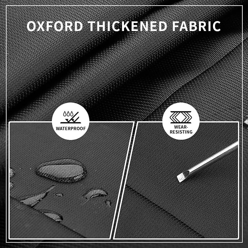 Motorcycle Cover Waterproof Outdoor, 420D Heavy Duty, M 71in, All Season Protection, Windproof Clasps, Storage Bag, Night Reflective Design, Fits Motorcycles, 1-2 Bikes Ebikes