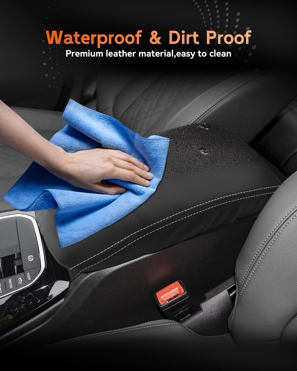 CDEFG for BMW X3 G01/X4 G02 2019-2025 Center Console Cover Armrest Box Cover for X3 (30 xDrive, M50 xDrive), X4 (xDrive30i, M40i) 2020 2021 2022 2023 2024 2025 Accessories Console Arm Rest Protector