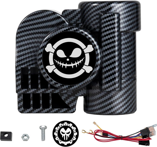 Air Horns - 150DB Super Loud horn kit for Car, Motorcycle, Truck, Boat, & Pickup - 12V Train horn with Horn Cover,Compatible with motorbike