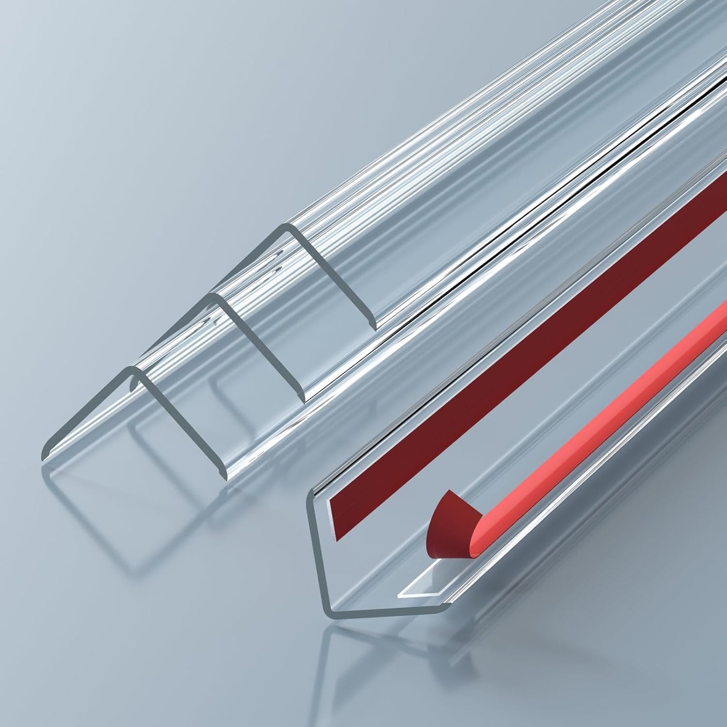 Wall Corner Protector - 4PCS, 39.4"x1.18" - Self Adhesive Clear Corner Protectors for Walls, Cabinet Doors, Edge Protector Trim; Easy to Install Corner Guards for Walls (120cm x 3cm)